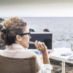Digitaler Nomade Remote Arebiten